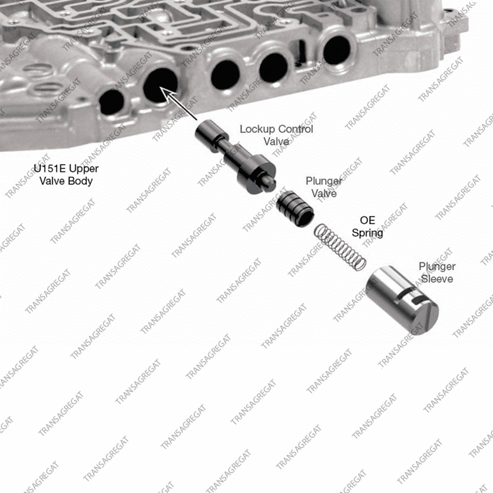 Клапан регулировки блокировки гидротрансформатора (ремонтный)