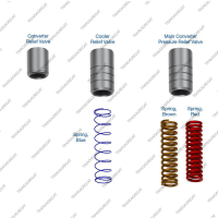 Комплект клапанов регулировки Cooler, Main Converter, Converter Relief (ремонтные, 3шт.)