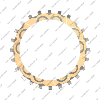 Фрикционный диск гидротрансформатора (208x4.0x24T, наружные зубья, Senar)*