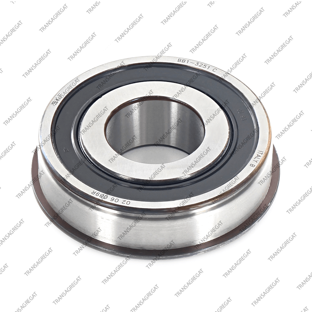 Подшипник входного вала №2 задний (27x65x19.0, шариковый, со стопорным кольцом)